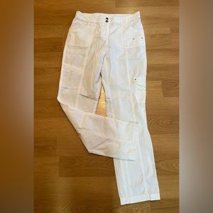 Chico’s women’s white cargo pants. Size S/M.